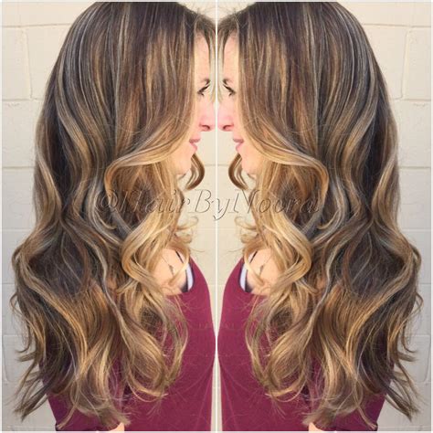 Light golden brown Balayage sombre hair painting Sunkissed blonde ...