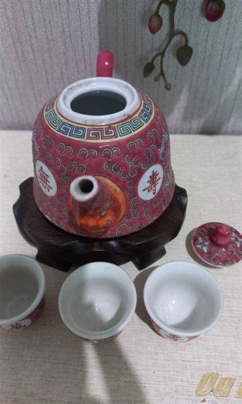 Set Teko Antik Nyonya Ware Antik Pajangan Di Carousell