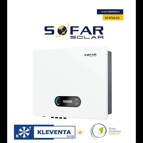 SOFAR INVERTER 50 KTLX G3 3 Faza SofarSolar 50KTLX G3 12 Years