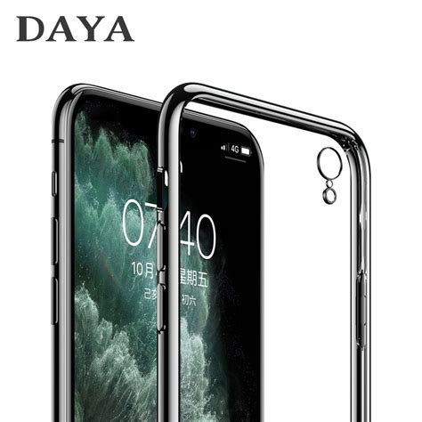 【daya】iphone Xr 超薄金屬質感邊框手機保護殼 Apple適用手機殼套 Yahoo奇摩購物中心