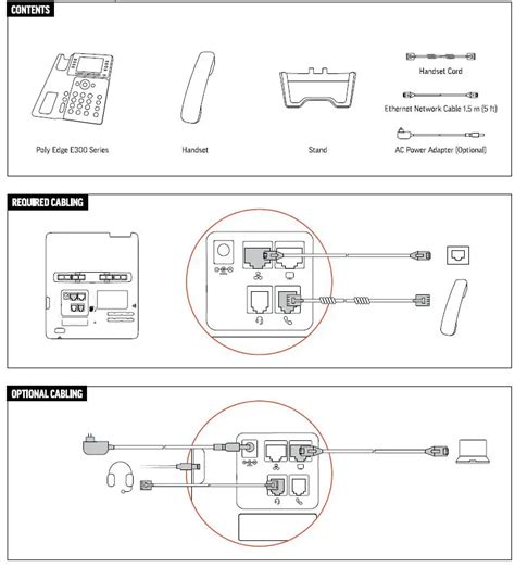 Poly EDGE E300 EDGE E300 Series IP Desk Phone User Guide