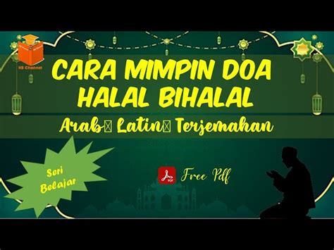 Doa Halal Bi Halal Idul Fitri