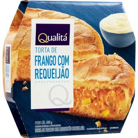 Torta De Frango Com Requeijão QualitÁ Caixa 500g Doces E Sobremesas