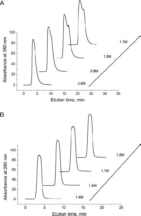 Hic Elution Profiles Of Igg And Lysozyme Igg On Octyl Sepharose A Download Scientific