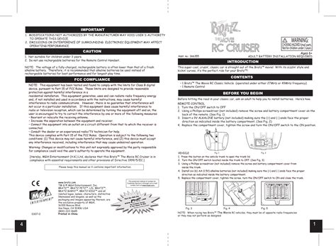 MGA Entertainment 366881 Bratz The Movie RC Cruiser 49MHz User Manual