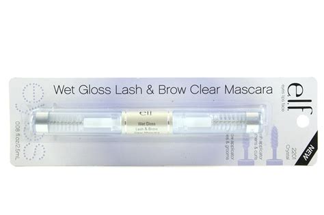 Elf Wet Gloss Lash Brow Clear Mascara Beauty