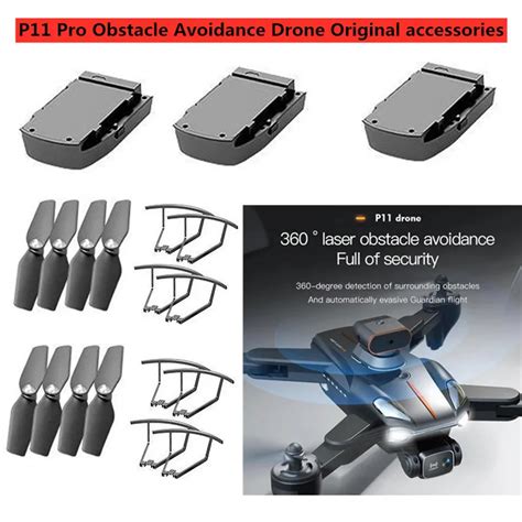 P11 Pro Drone Original Accessories 3 7v 2500mah Battery Propeller For