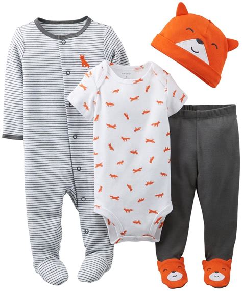 Carter's Baby Boys' 4 Piece Layette Set - 3 Months Carters Baby Boys ...