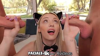 Hot Blonde Gets Facial Fucked By Big Dicks XNXX