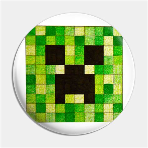 Minecraft Creeper Face By Tabslabred Minecraft Merchandise Custom