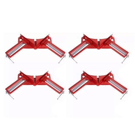 4PCS 90 Degree Right Angle Clip Aluminum Alloy Fixing Corner Clamp For