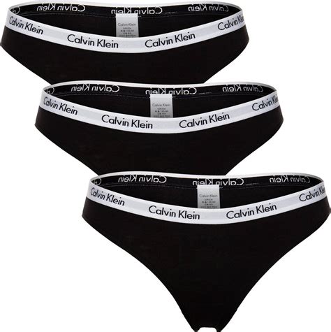 Calvin Klein Carousel Bikini Briefs 3 Pack Black Price