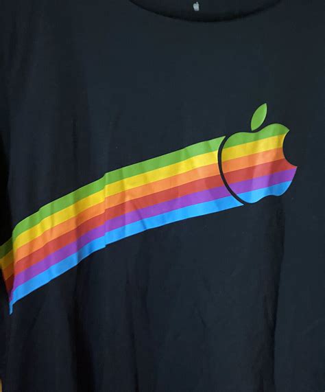 Apple Rainbow Logo Designed By Apple In California Bl… - Gem