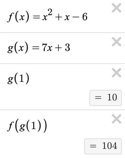 Let F X X2 X 6 And G X 7x 3 Find G 1 And F G 1 Please Help Me Asap