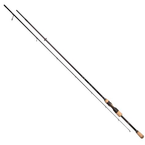 Mikado Black Crystal Medium Spinning Rod Black Waveinn