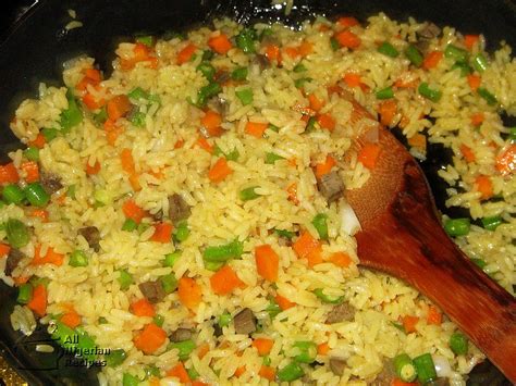 Nigerian Fried Rice Is A Rice Dish That Has A Continental Taste And