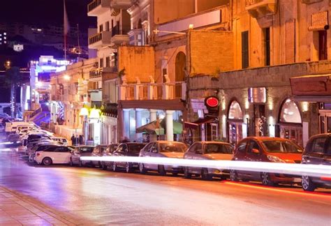 Nightlife in Paceville. Malta — Stock Photo © Jim_Filim #4609286