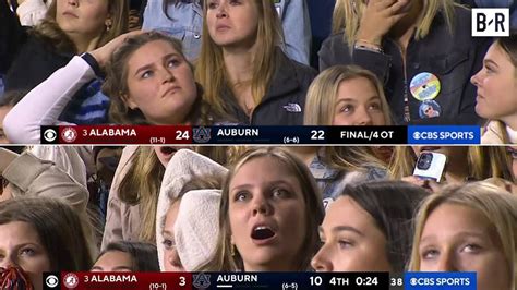 Auburn Fans Were Going Through It In 4ot Iron Bowl Loss To No 2