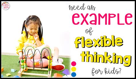 Flexible Thinking Activity For Kids