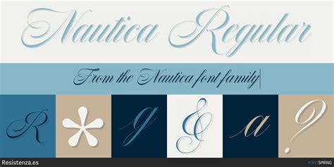 Similar Fonts To Nautica Fontspring