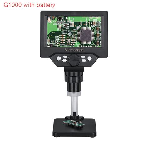 Generic G1000 1-1000X 5.5 Inch HD Portable Digital Electron Microscope ...