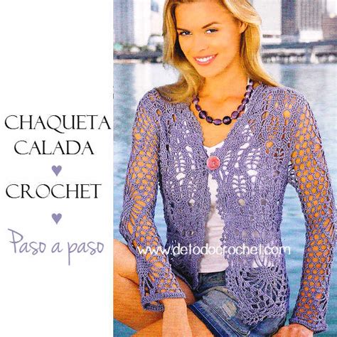 Chaqueta Crochet Paso A Paso Todo Crochet