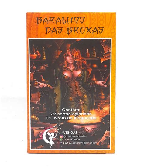 Baralho Das Bruxas Grande Cartas Manual Explicativo Flash Mystic