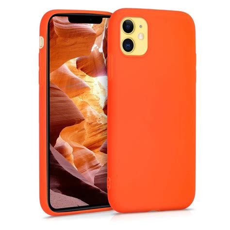 Силиконовый чехол для Apple iPhone 11, Оранжевый — купить в интернет ...