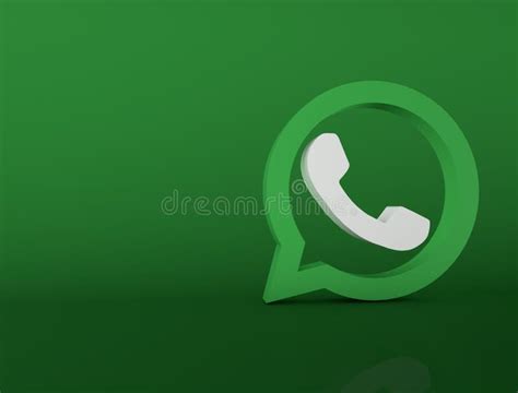 Green Whats App Logo Image 3d Images Editorial Stock Image