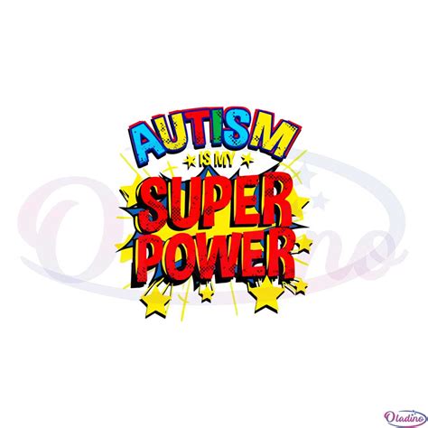 Autism Is My Superpower Autism Awareness SVG Cutting Files