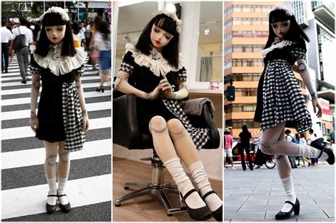 Японка превратила себя в живую куклу