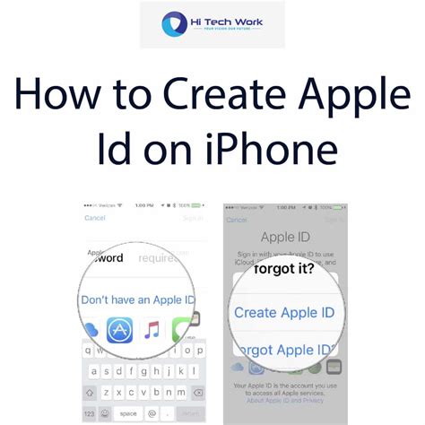 create apple id