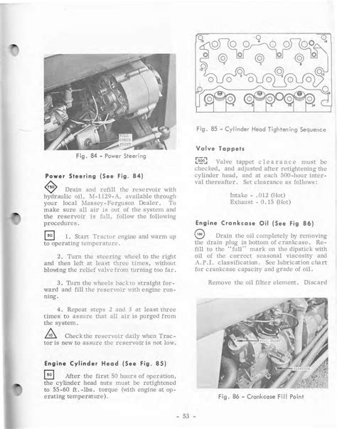 135 Tractor Maintenance Instructions Manual Fits Massey Ferguson 135 Mf135 Ebay