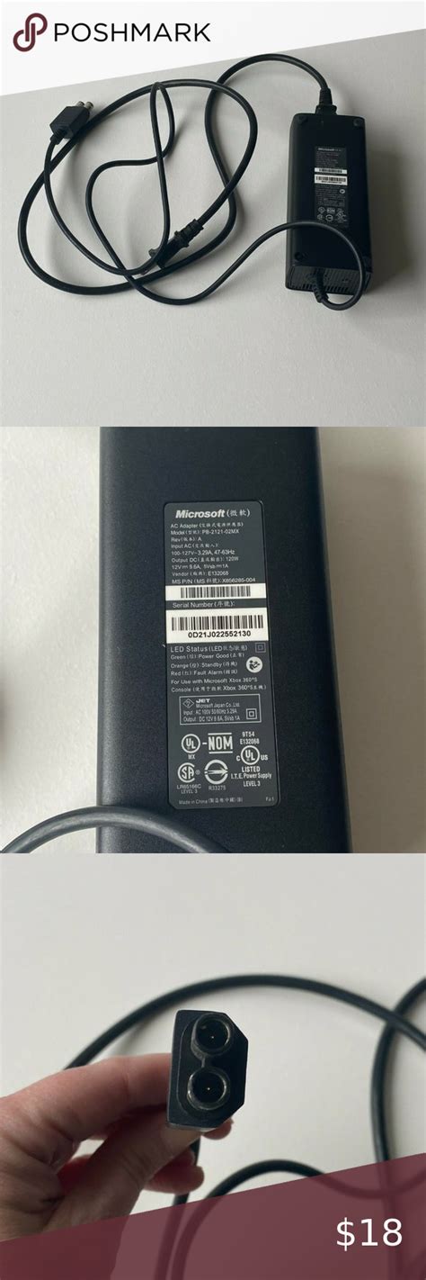 Oem Microsoft Pb Mx Ac Adapter For Xbox S Slim With Power