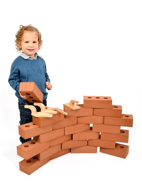 50 X Bricks Building Role Play Toy Life Size Large Fake Pretend Foam