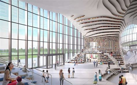 Tianjin Binhai library 5 • Aimir CG