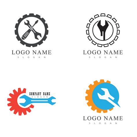 Service Logo Template vector illustration design 13355788 Vector Art at ...