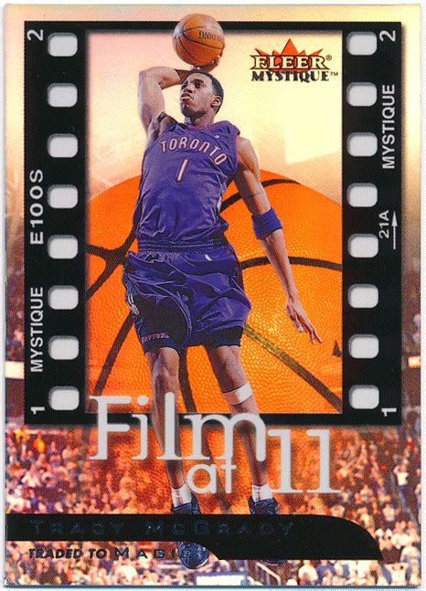 Tracy Mcgrady Nba Fleer Mystique Film At