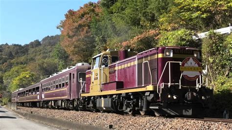 わたらせ渓谷鐵道 De10 1537わ99形客車 トロッコわたらせ渓谷3号 足尾行 花輪～中野通過【4k】 Youtube