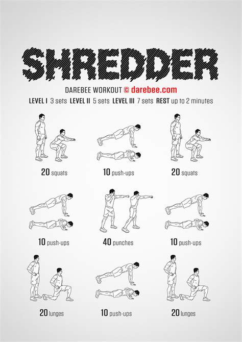 30 Day Shred Workout Plan Sherypilot