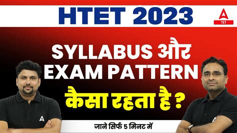 Htet Syllabus Exam Pattern Strategy Htet Kab Aayega