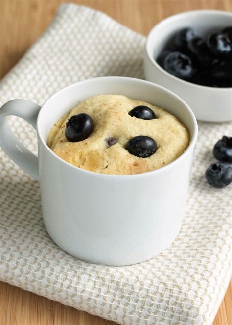 Keto Blueberry Muffin Recipe That You Can Make Right Inside A Mug!