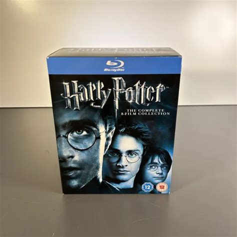 HARRY POTTER THE Complete 8 Film Collection Blu Ray Boxset Region Free