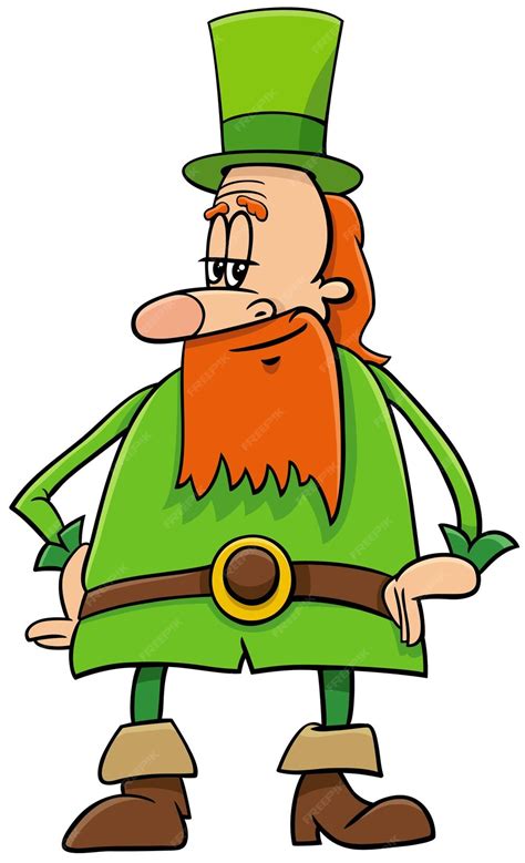 Premium Vector Cartoon Leprechaun Character On Saint Patrick Day