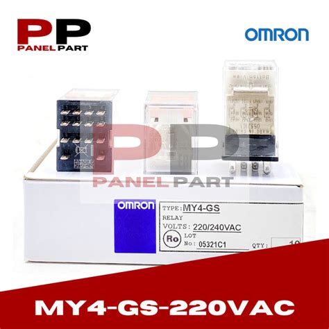 Jual RELAY OMRON MY4 GS 220VAC Jakarta Pusat Panel Part Tokopedia