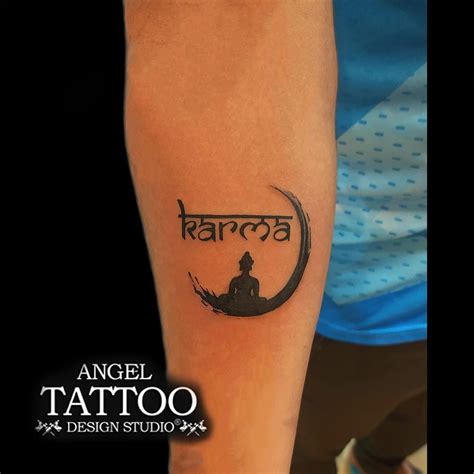 Karma buddha forearm tattoo | Karma tattoo, Buddha tattoo design ...