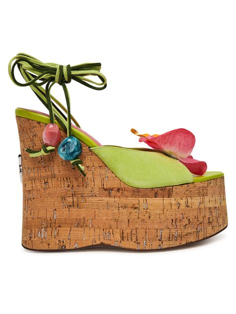 Naked Wolfe Sandały Sunflower Zielony Modivo pl