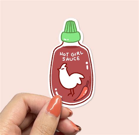 Hot Girl Sauce Sticker Wanderella