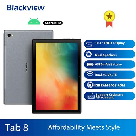Tablet Blackview Tab 8 10,1'' 4GB 64GB WIFI + LTE POLSKIE MENU ...