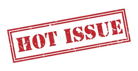 Hot Issue Stamp On White Background Stock Illustration Illustration Of Banner Label 95564597